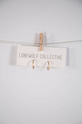 Lonewolf Collective Recycled Gold Wire Hoops