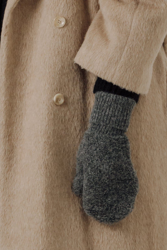 BARE Alpaca Boucle Mittens