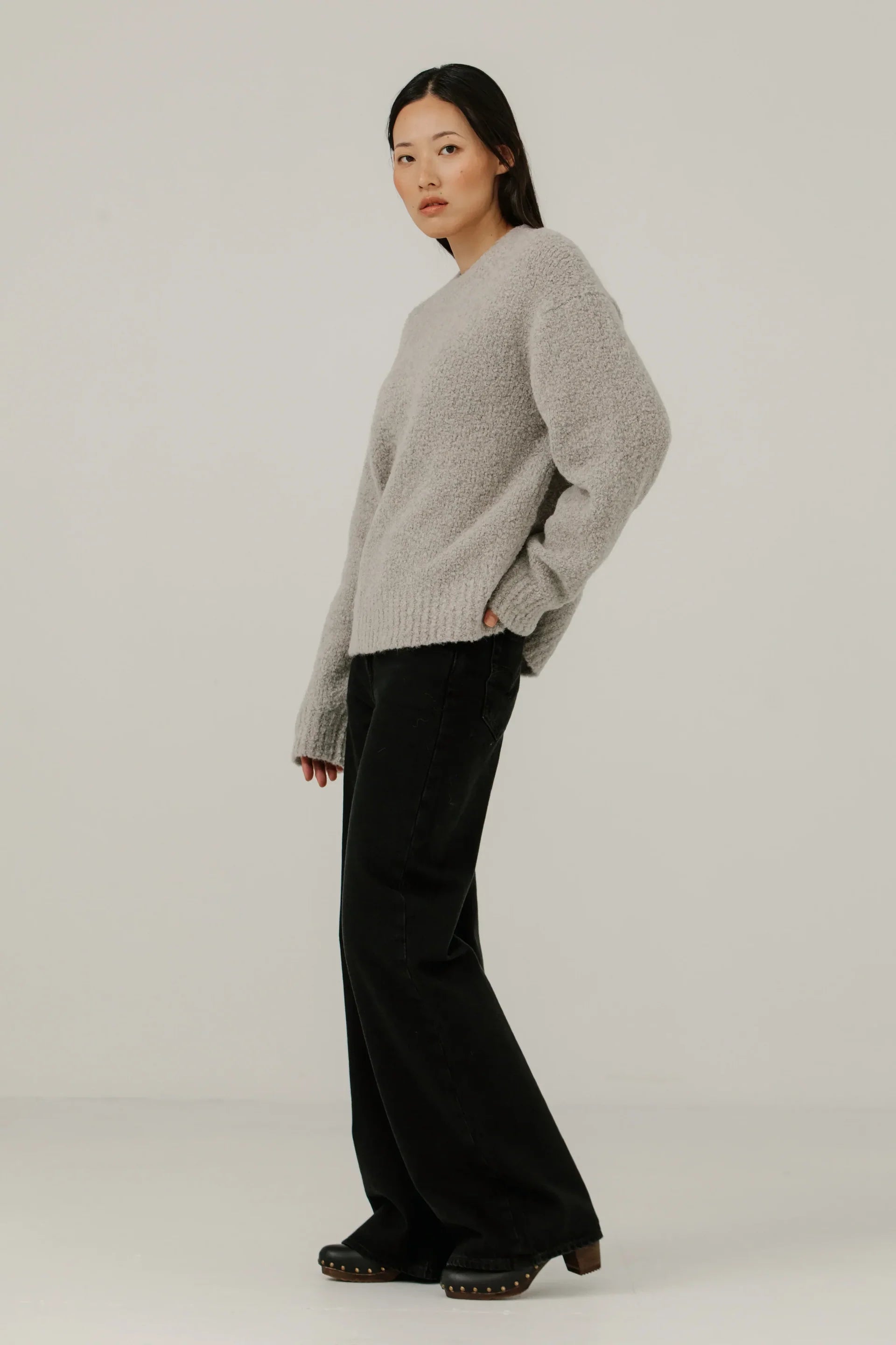 BARE Colette Boucle Crewneck