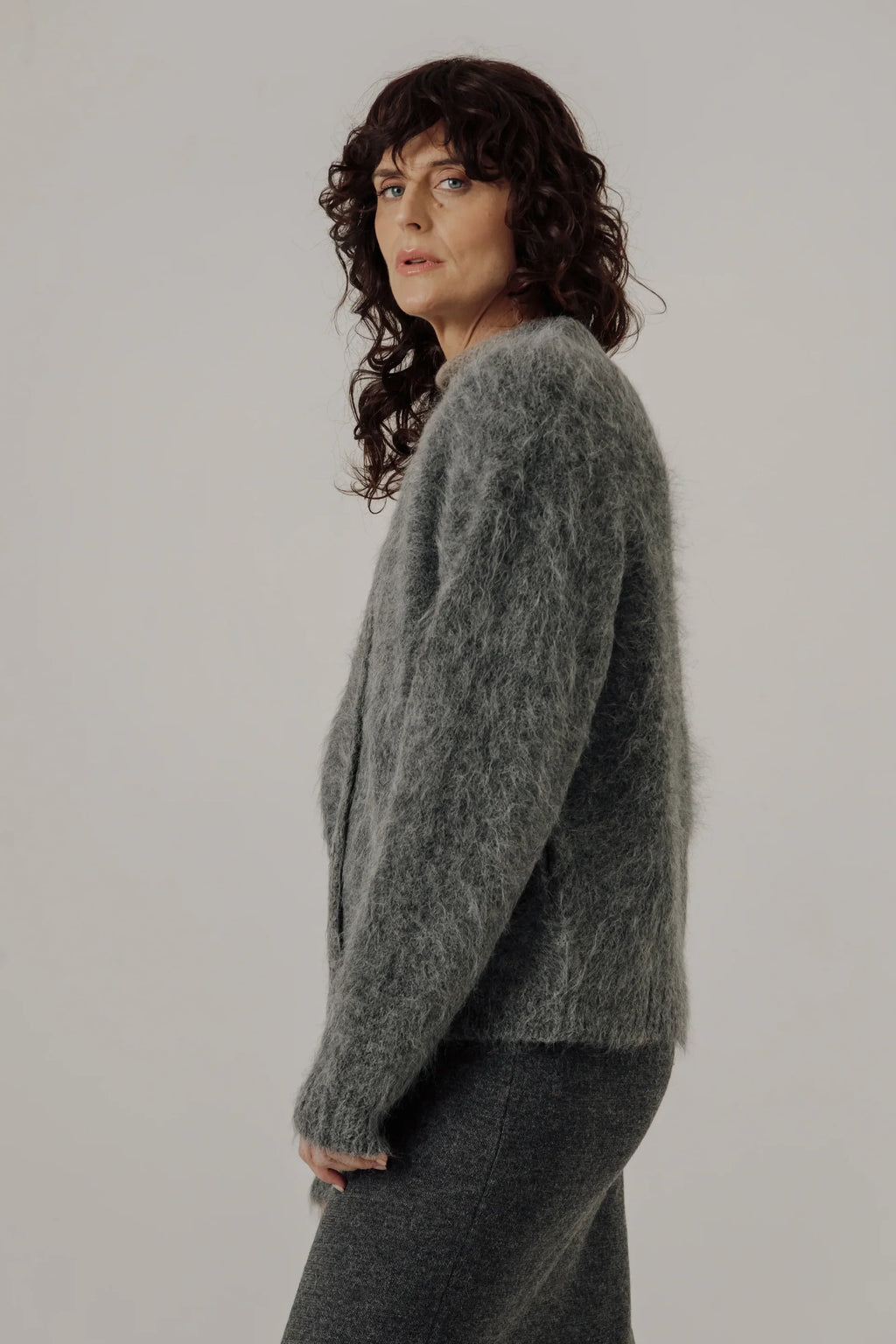 BARE Suri Alpaca Cardigan