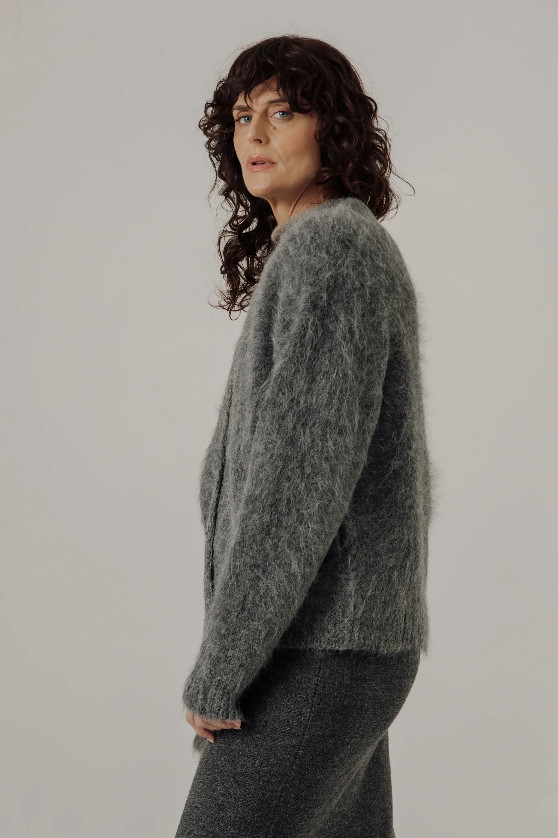 BARE Suri Alpaca Cardigan