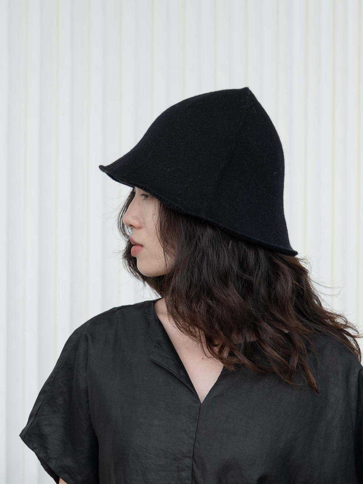 Oats & Rice Cashmere Bucket Hat