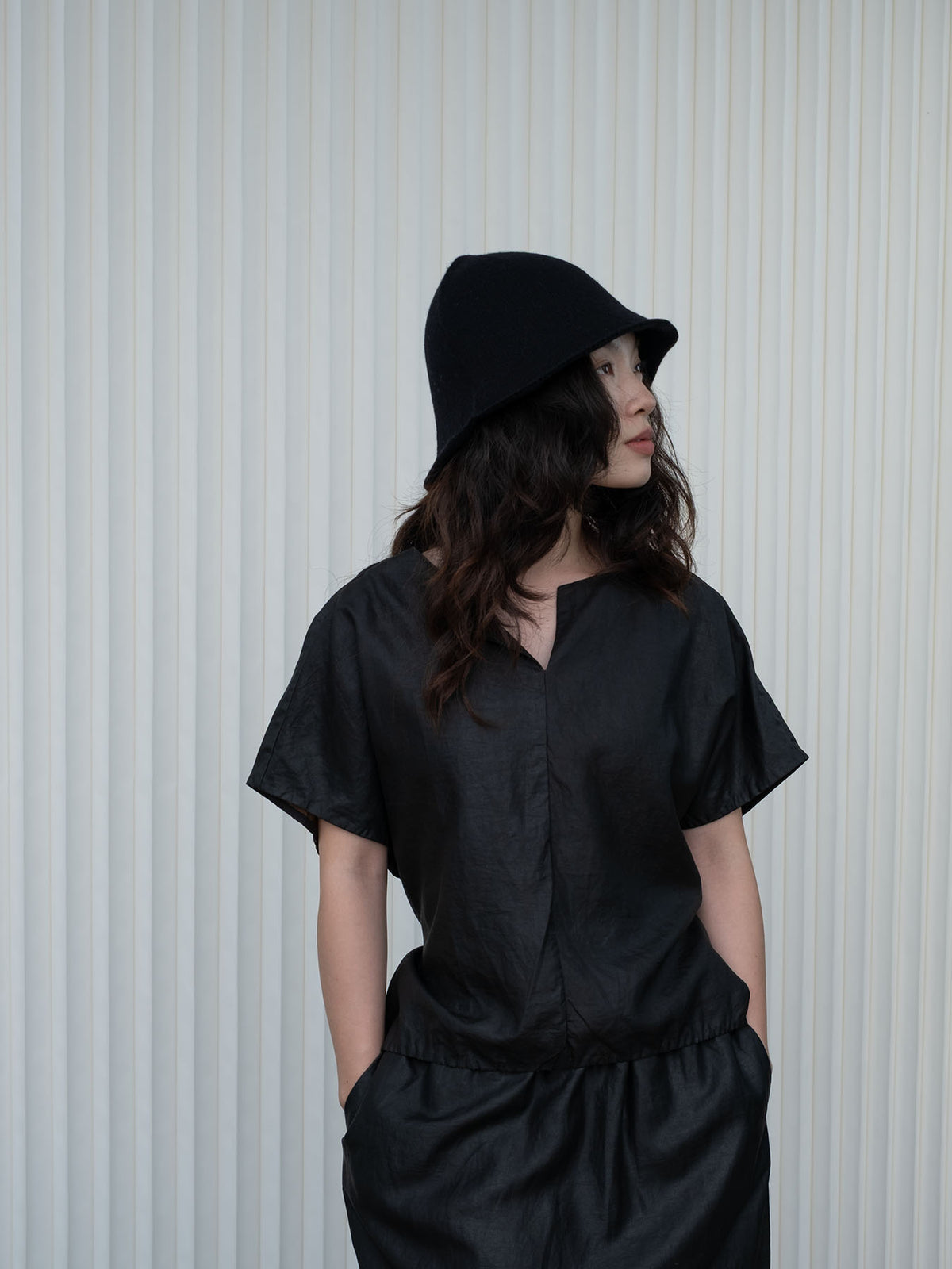 Oats & Rice Cashmere Bucket Hat