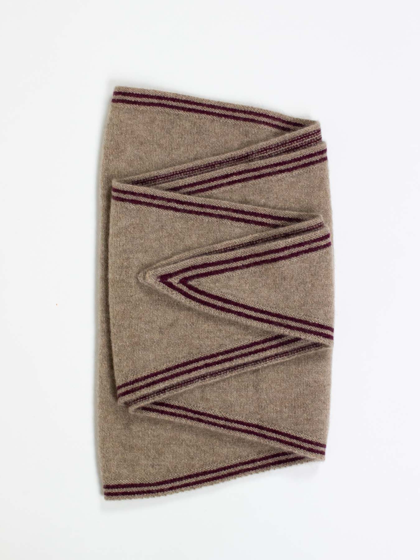Oats & Rice Cashmere Short Scarf