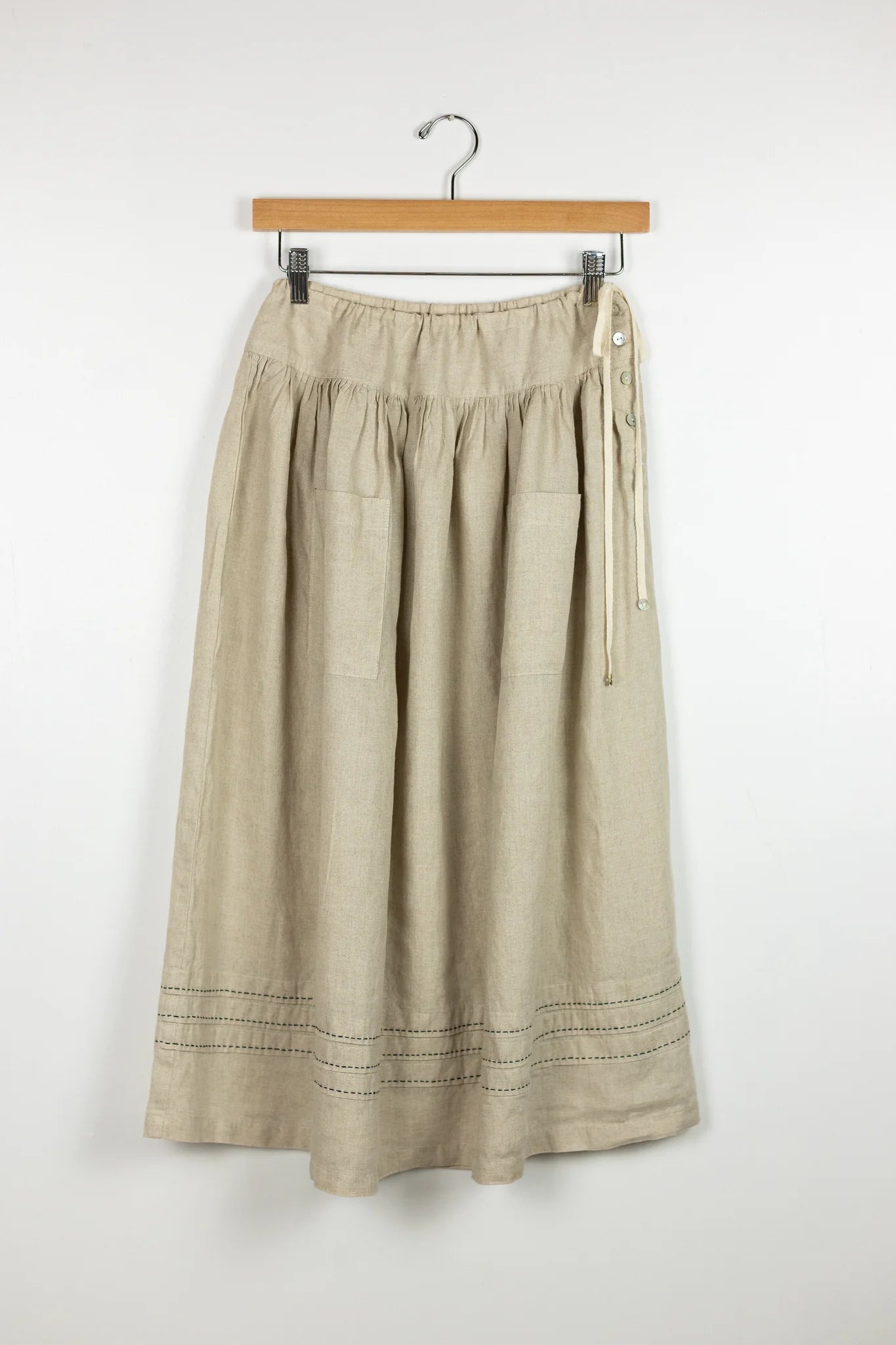 Covet Linen Flax Skirt