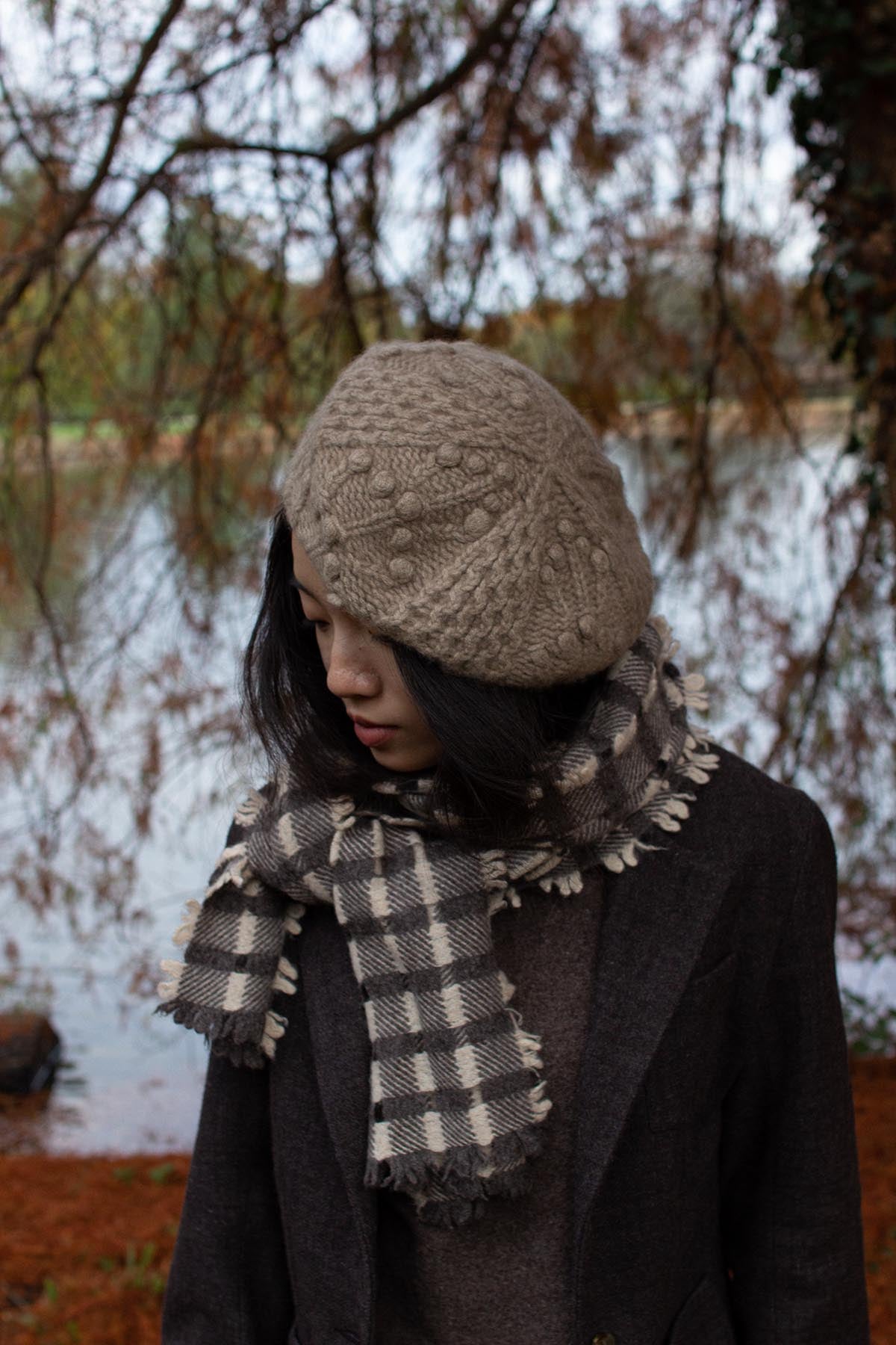 Oats & Rice Crafted Selvedge Cashmere Scarf