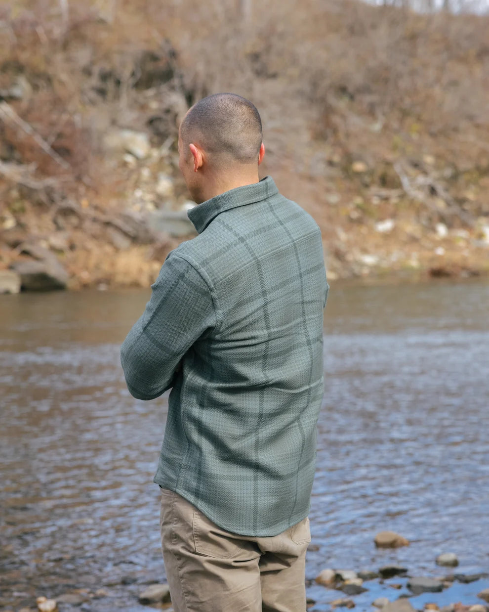 Men's Warren Six Season Lichen Flannel