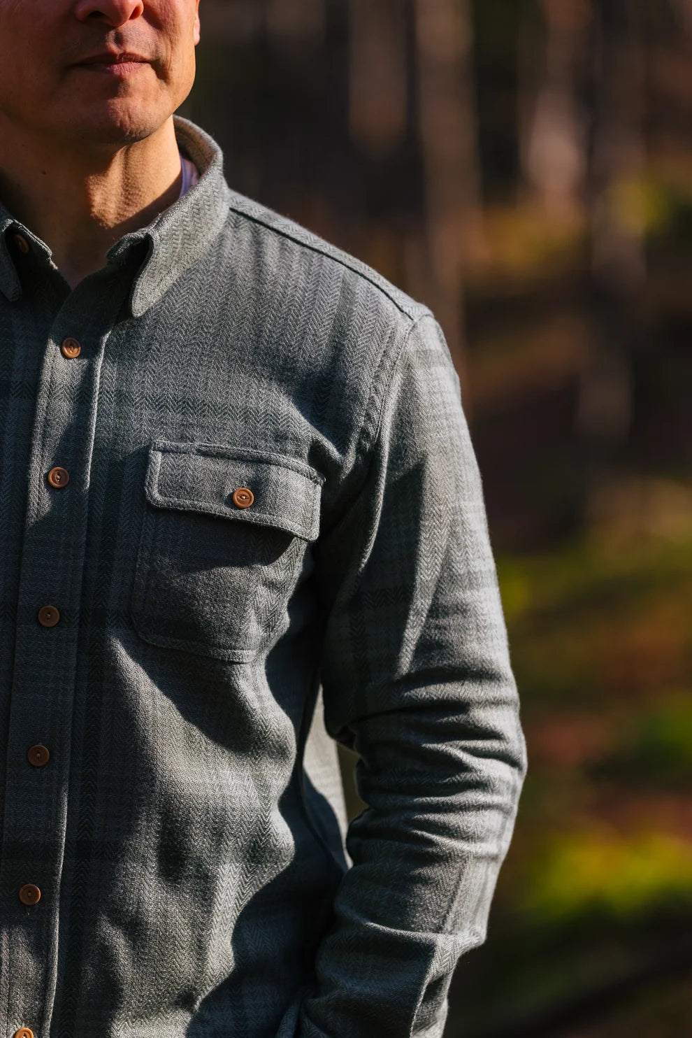 Men's Warren Six Season Lichen Flannel
