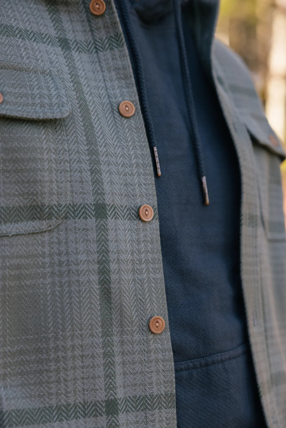 Men's Warren Six Season Lichen Flannel