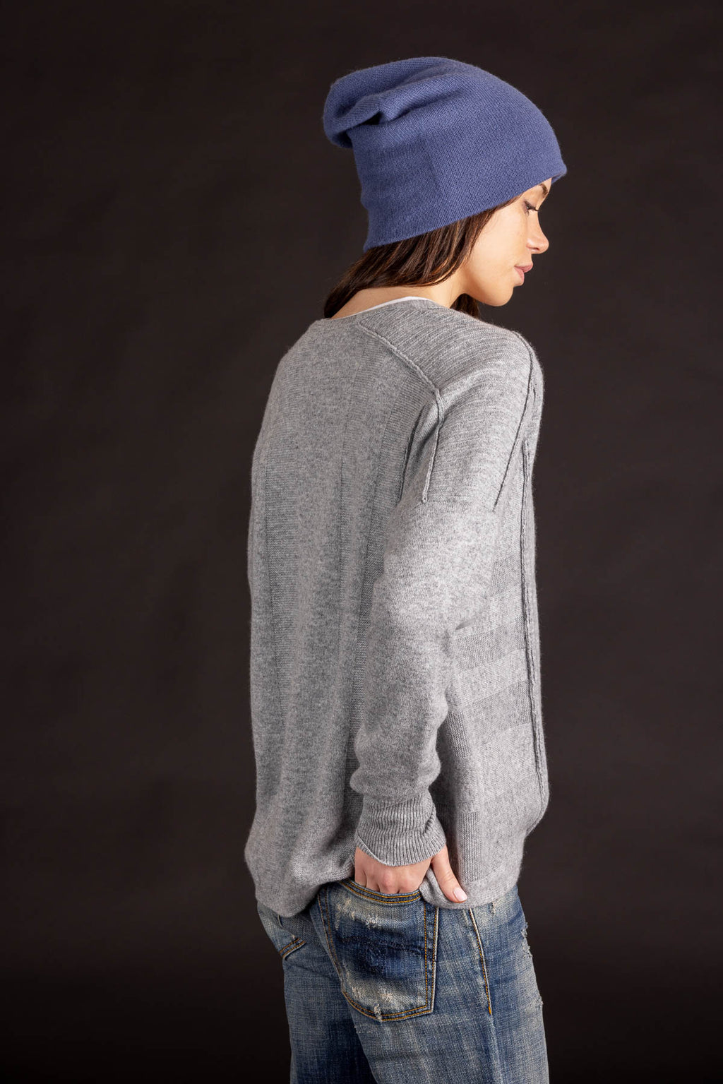 Paychi Guh Panel V-neck Pullover