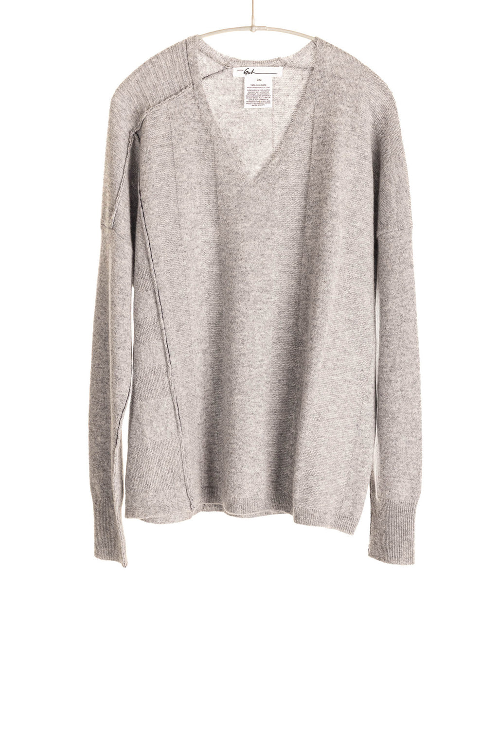 Paychi Guh Panel V-neck Pullover