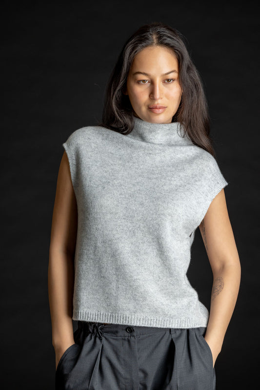 Paychi Guh Funnel Neck Top