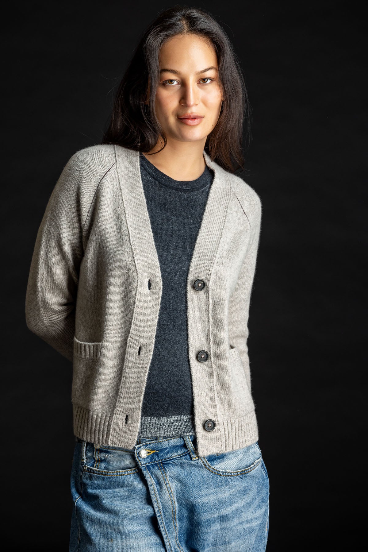 Paychi Guh V-Neck Cardigan