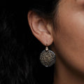 Julie Cohn Black Pollen Bronze Earrings