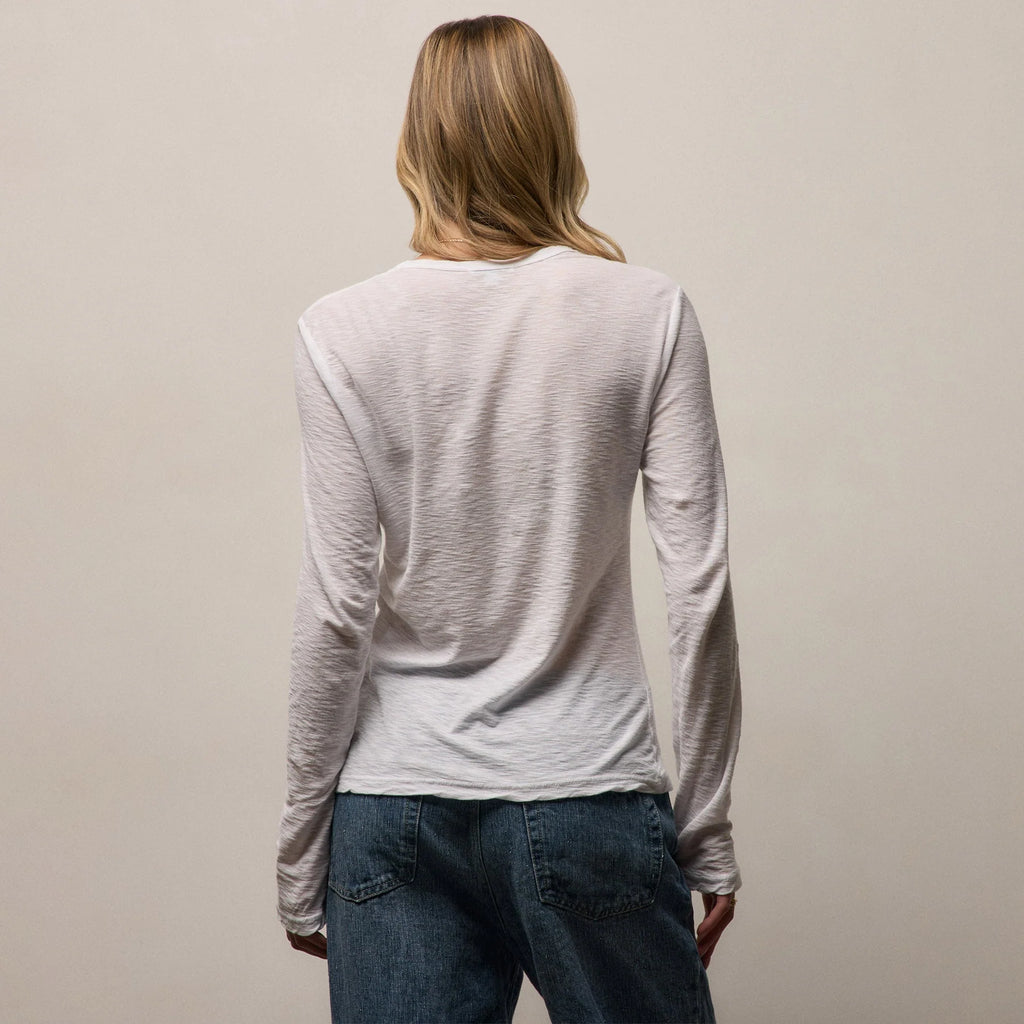 James Perse L/S T-Shirt in White
