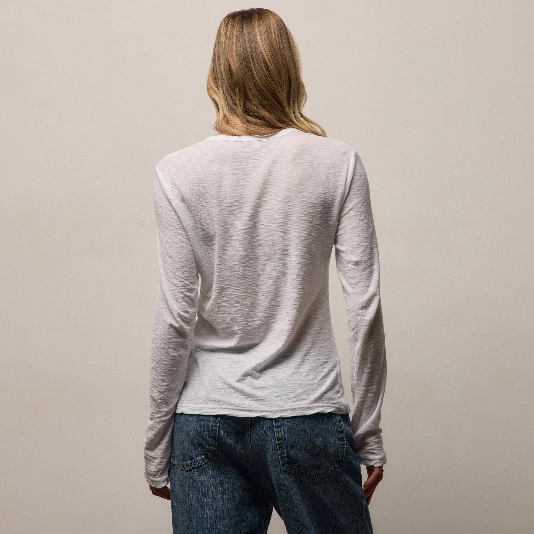 James Perse L/S T-Shirt in White