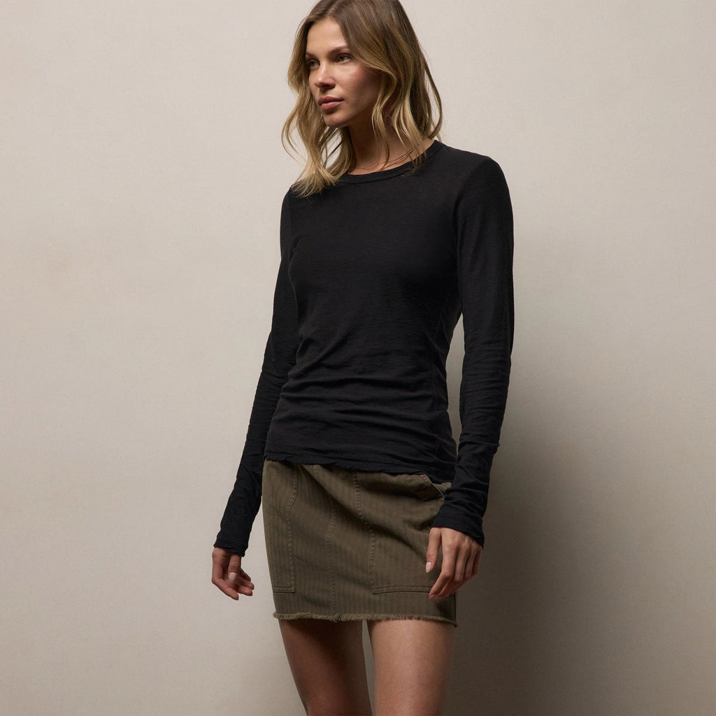 James Perse L/S T-Shirt in Black