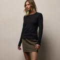 James Perse L/S T-Shirt in Black