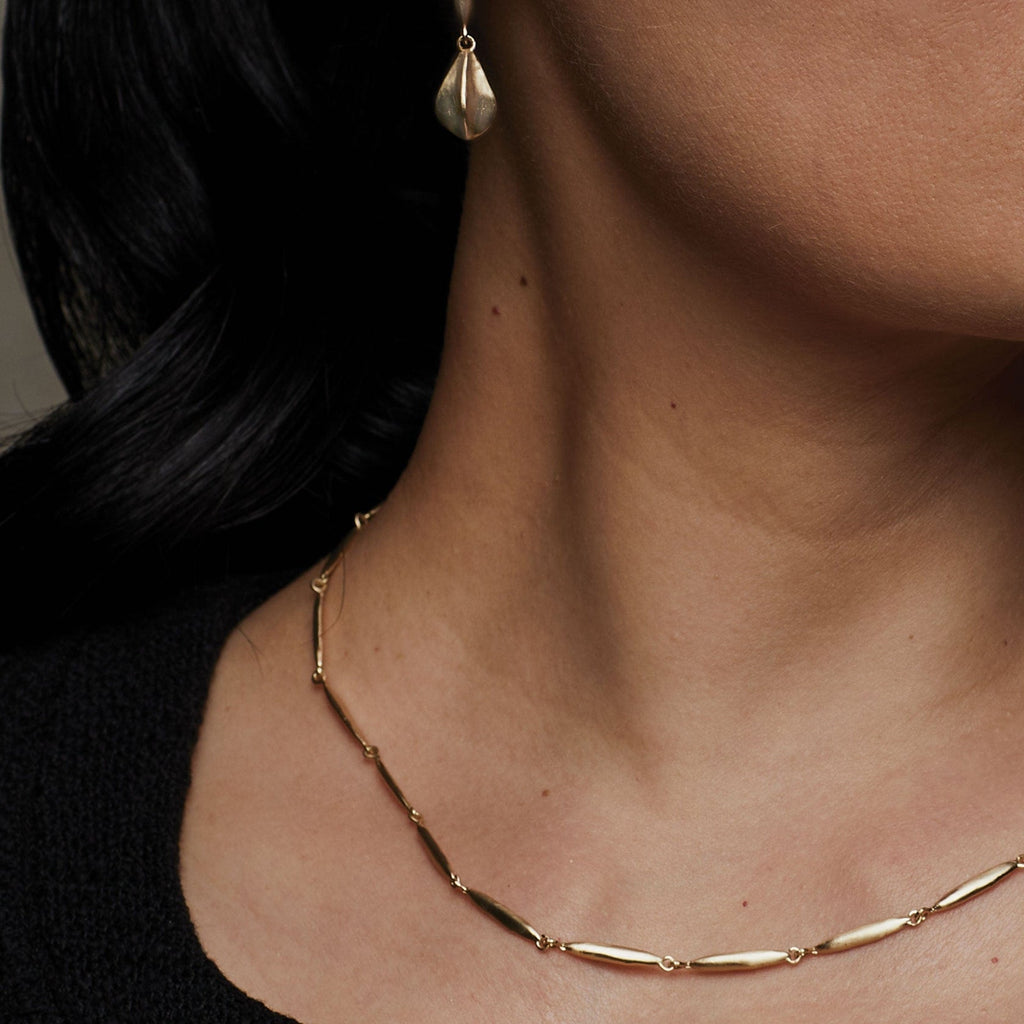 Julie Cohn Grain Link Bronze Necklace