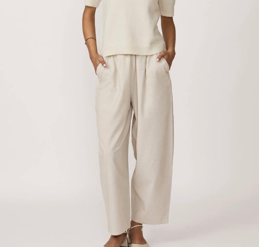 LAUDE the Label Barrel Leg Corduroys