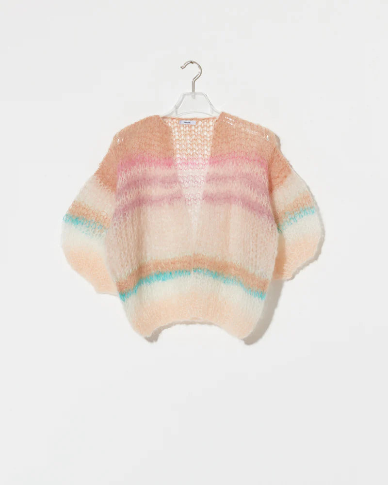 Maiami Mohair Short Sleeve Bomber Cardigan