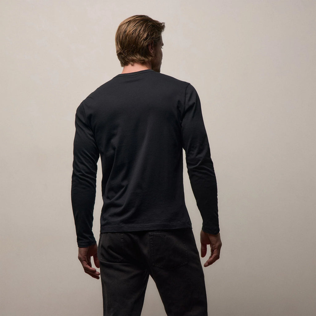 James Perse L/S Brushed Jersey Crew