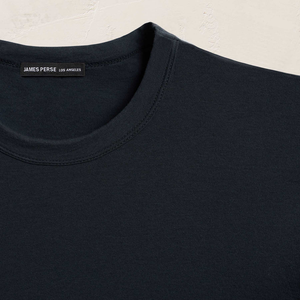 James Perse Luxe Lotus L/S Crew
