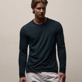 James Perse Luxe Lotus L/S Crew