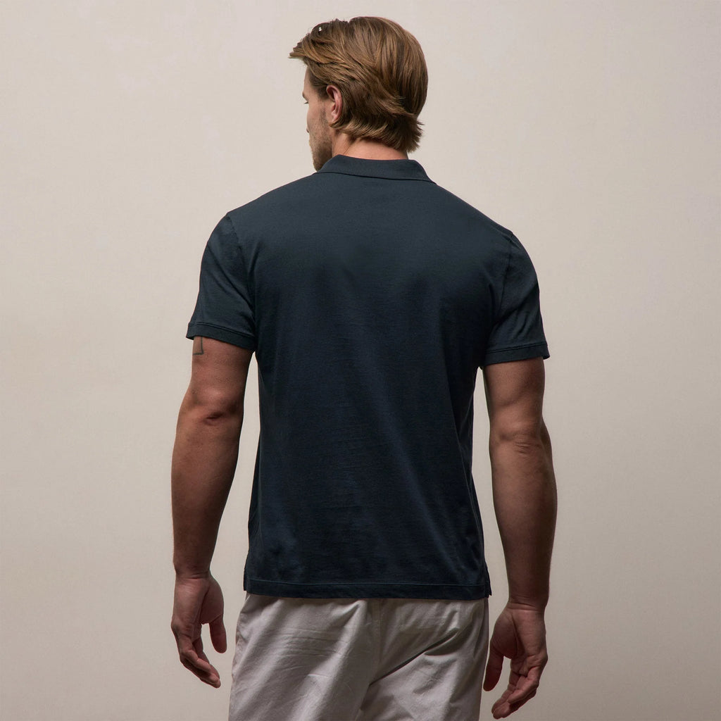 James Perse Luxe Lotus Jersey Polo