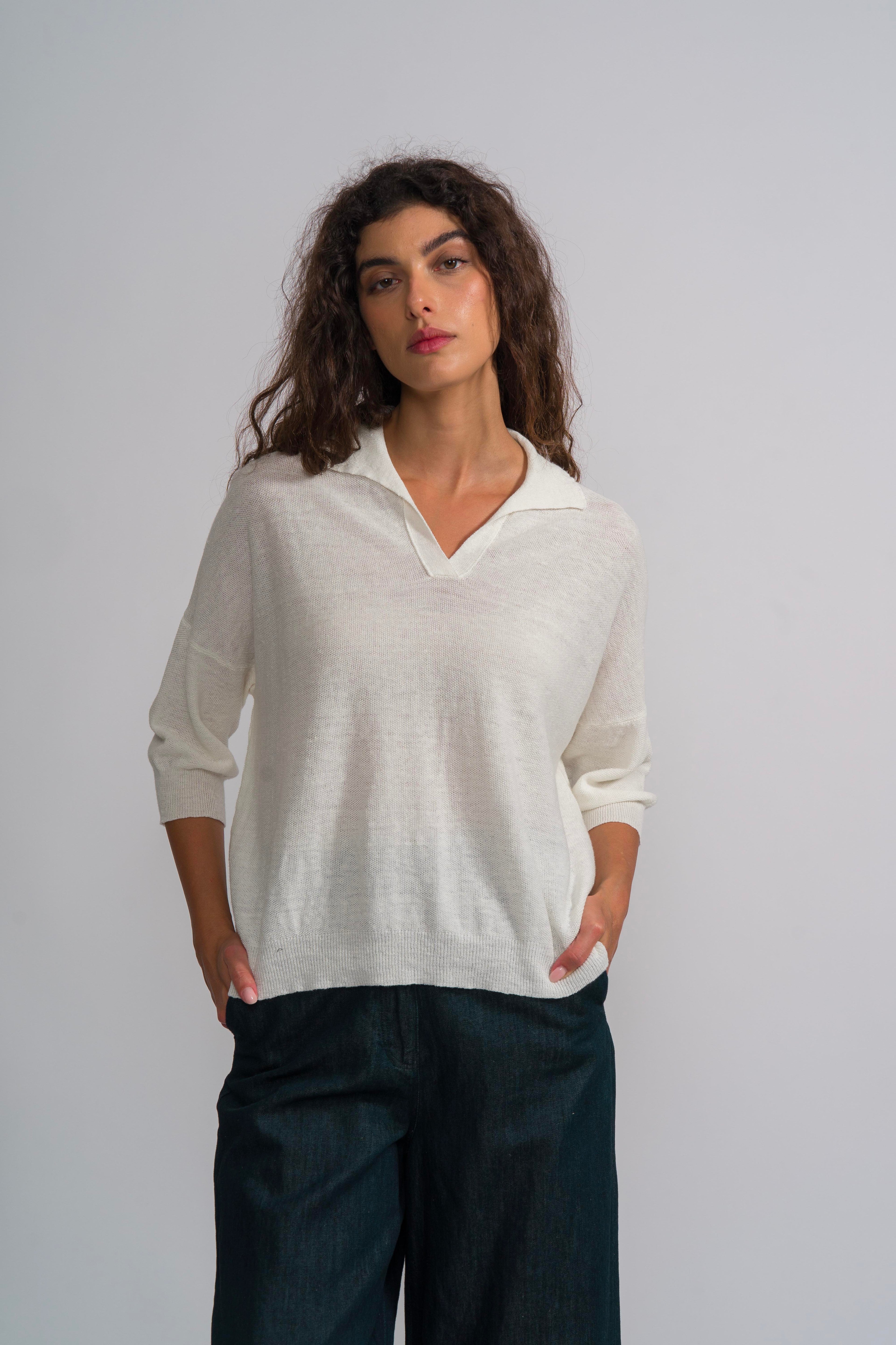 MJ Watson Linen Polo