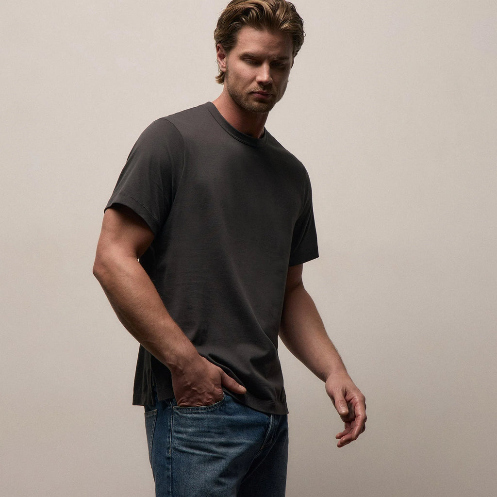 James Perse Heavy Luxe Jersey Crew