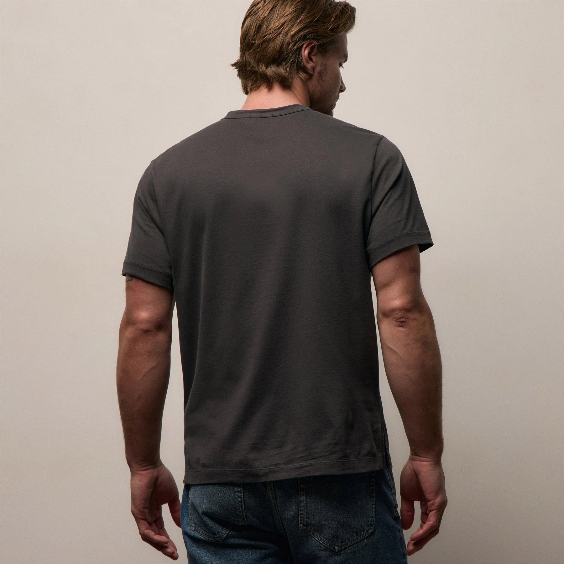 James Perse Heavy Luxe Jersey Crew