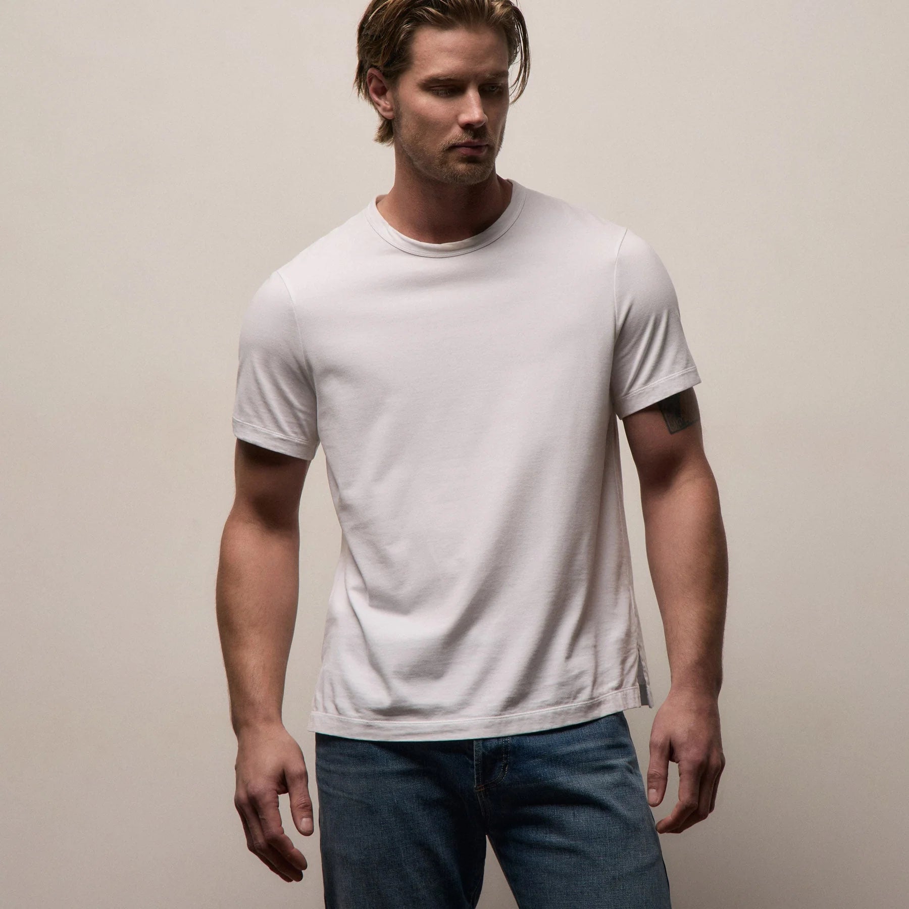 James Perse Heavy Luxe Jersey Crew