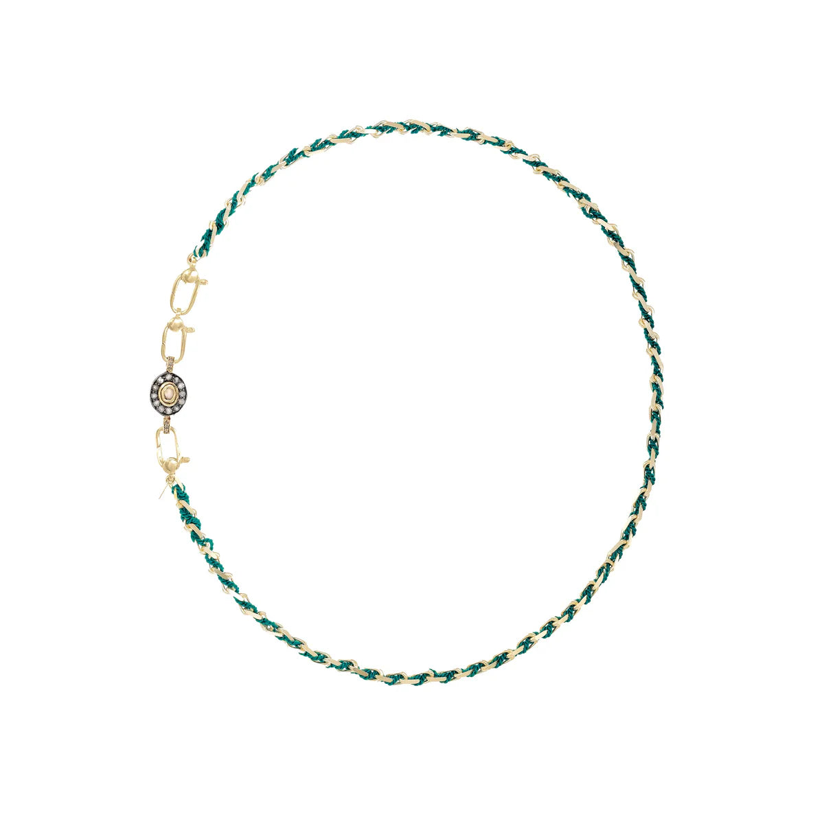 Marie Laure Chamorel N° 952 Necklace Gold & Green