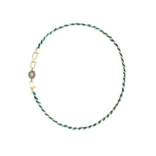 Marie Laure Chamorel N° 952 Necklace Gold & Green