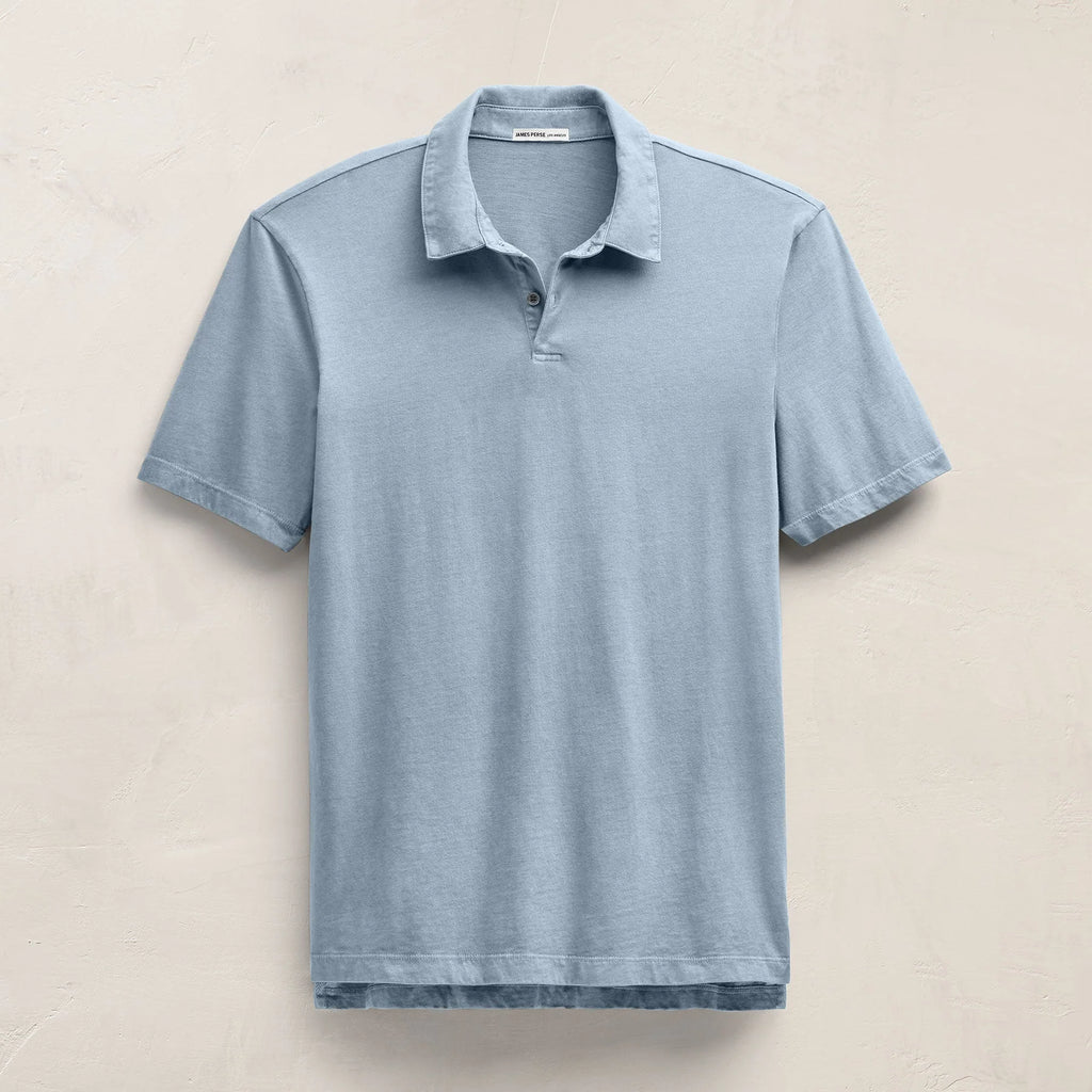 James Perse Sueded Jersey Polo