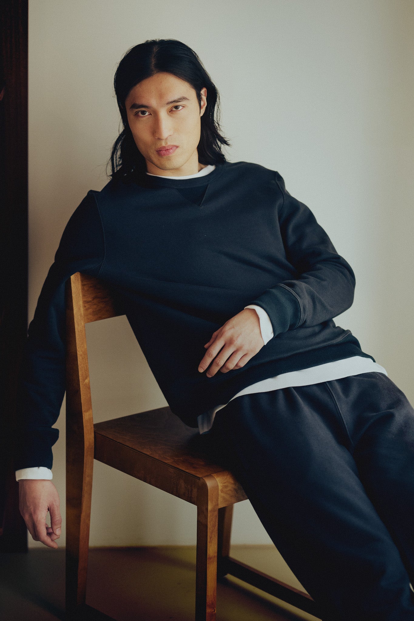Merz b. Schwanen Lightweight Raglan Sweatshirt