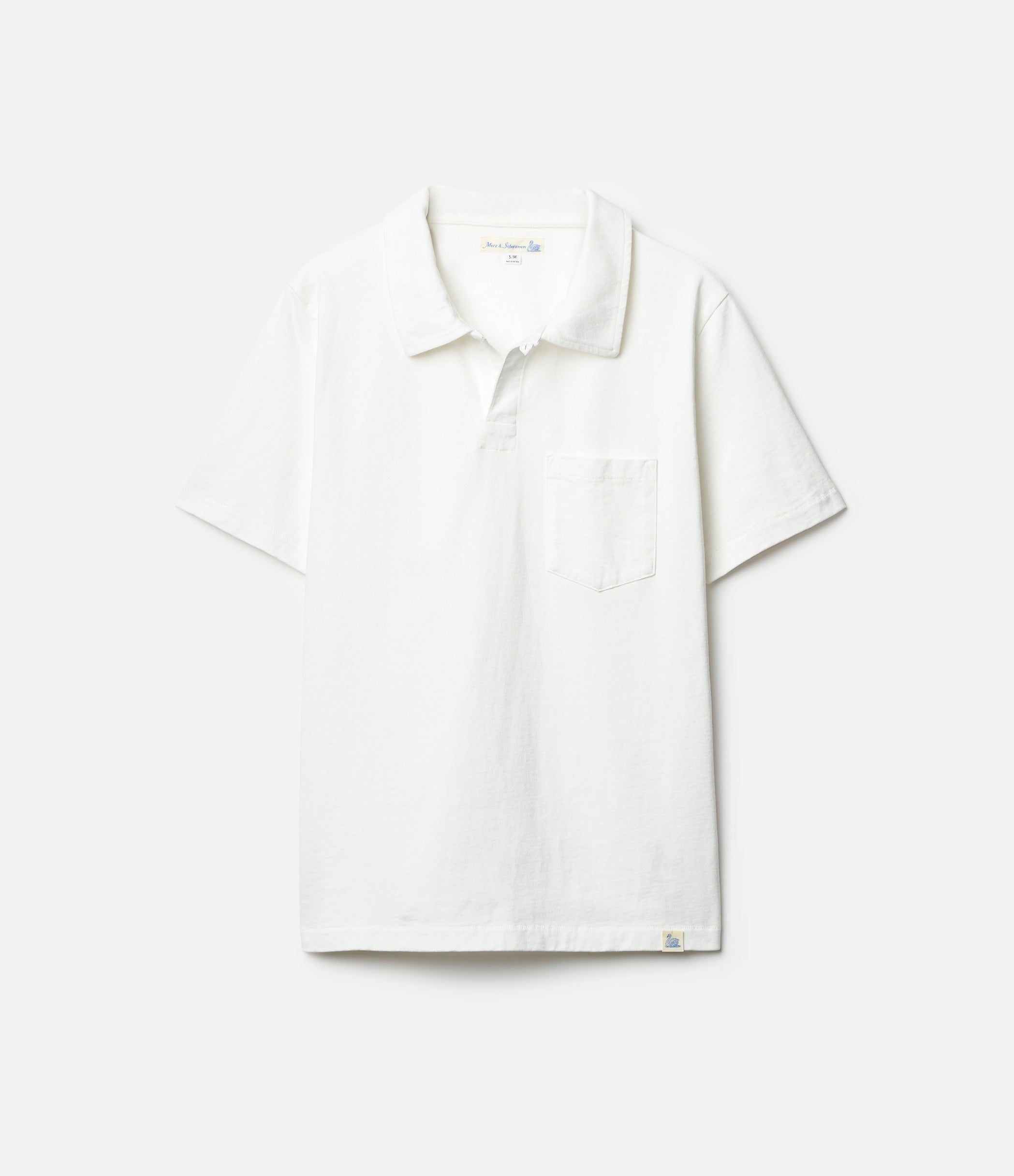 Merz b. Schwanen Classic Cotton Jersey Polo Shirt