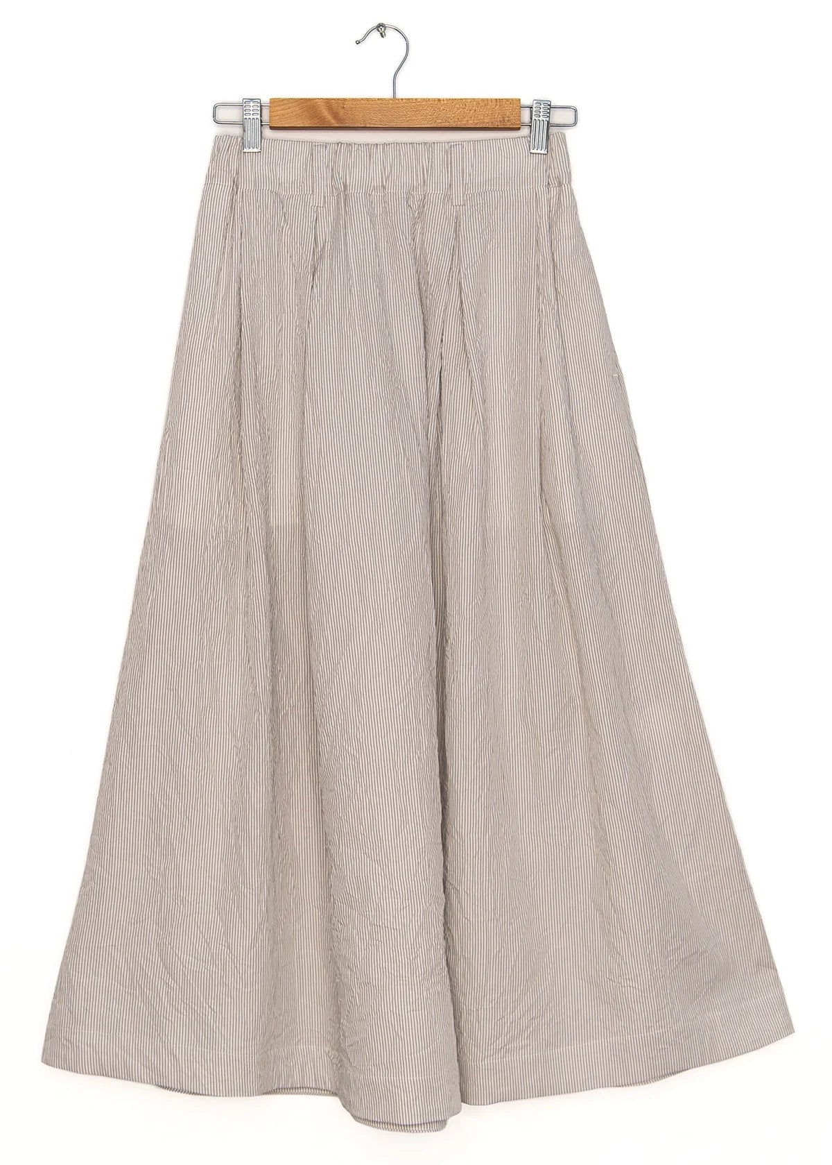 Nicholson & Nicholson Grey Stripe Skirt