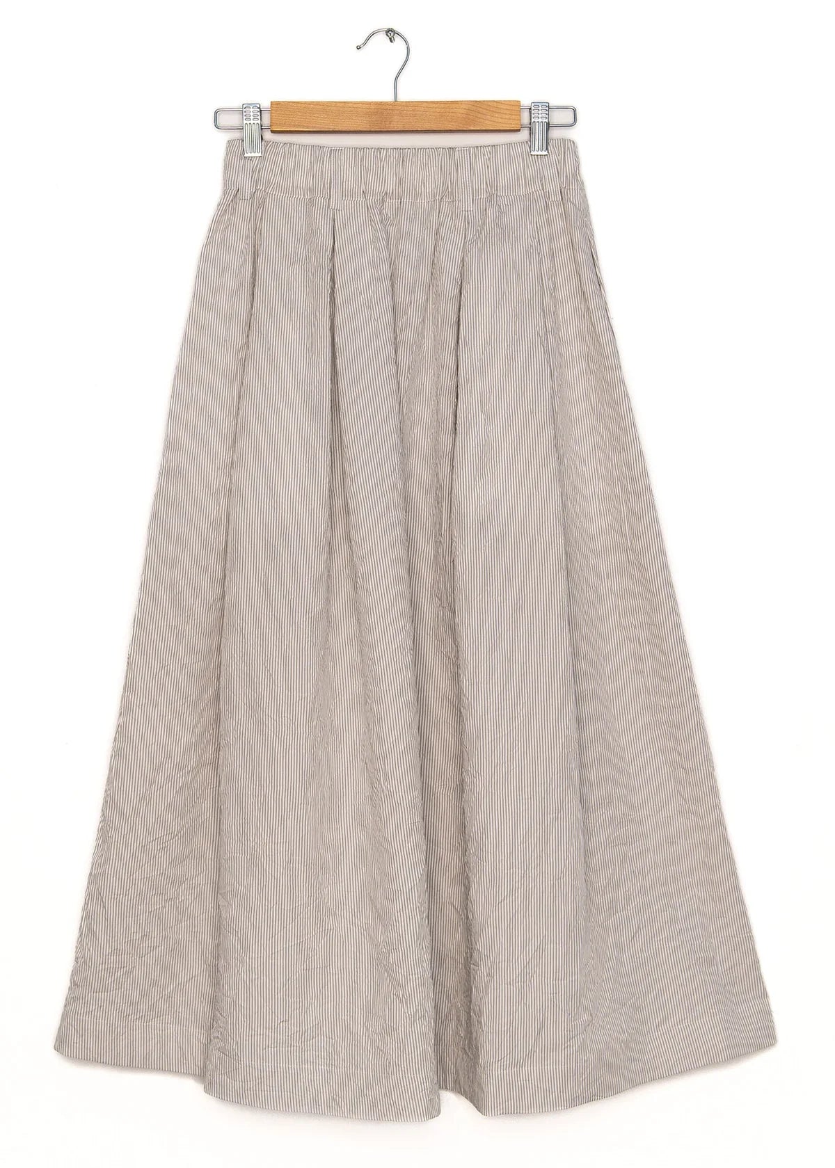 Nicholson & Nicholson Grey Stripe Skirt
