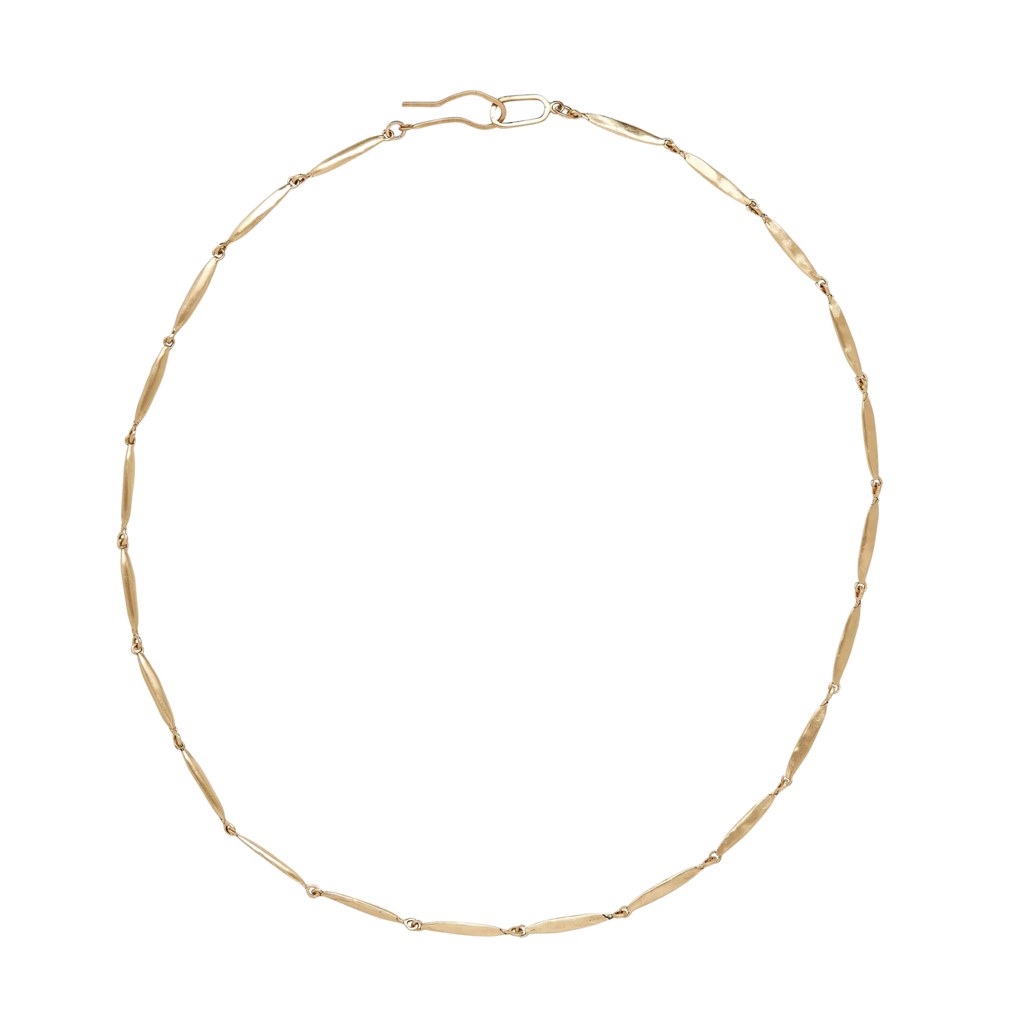 Julie Cohn Grain Link Bronze Necklace