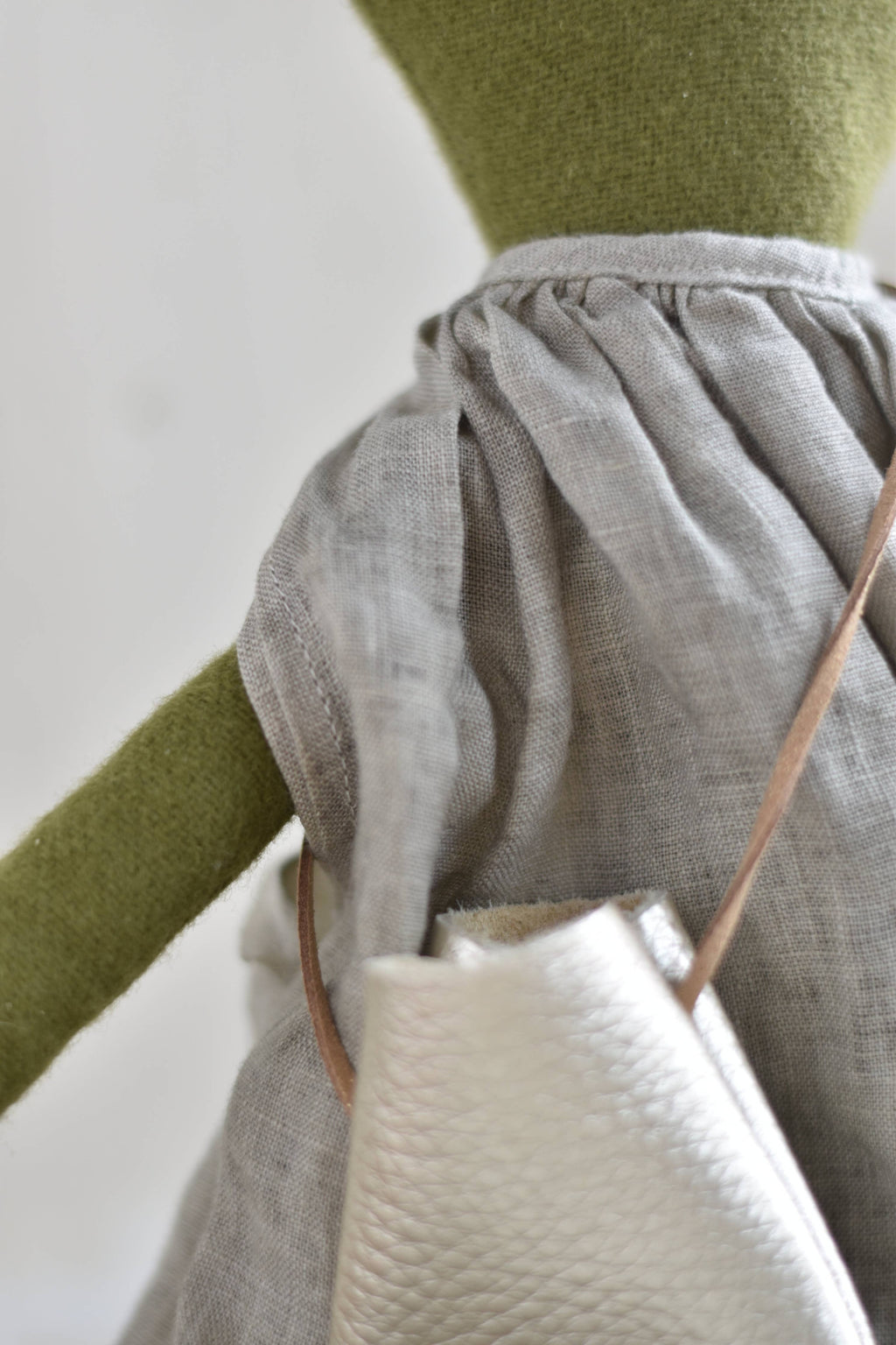 Woolgrass Fern the Frog - Canyon Linen Dress