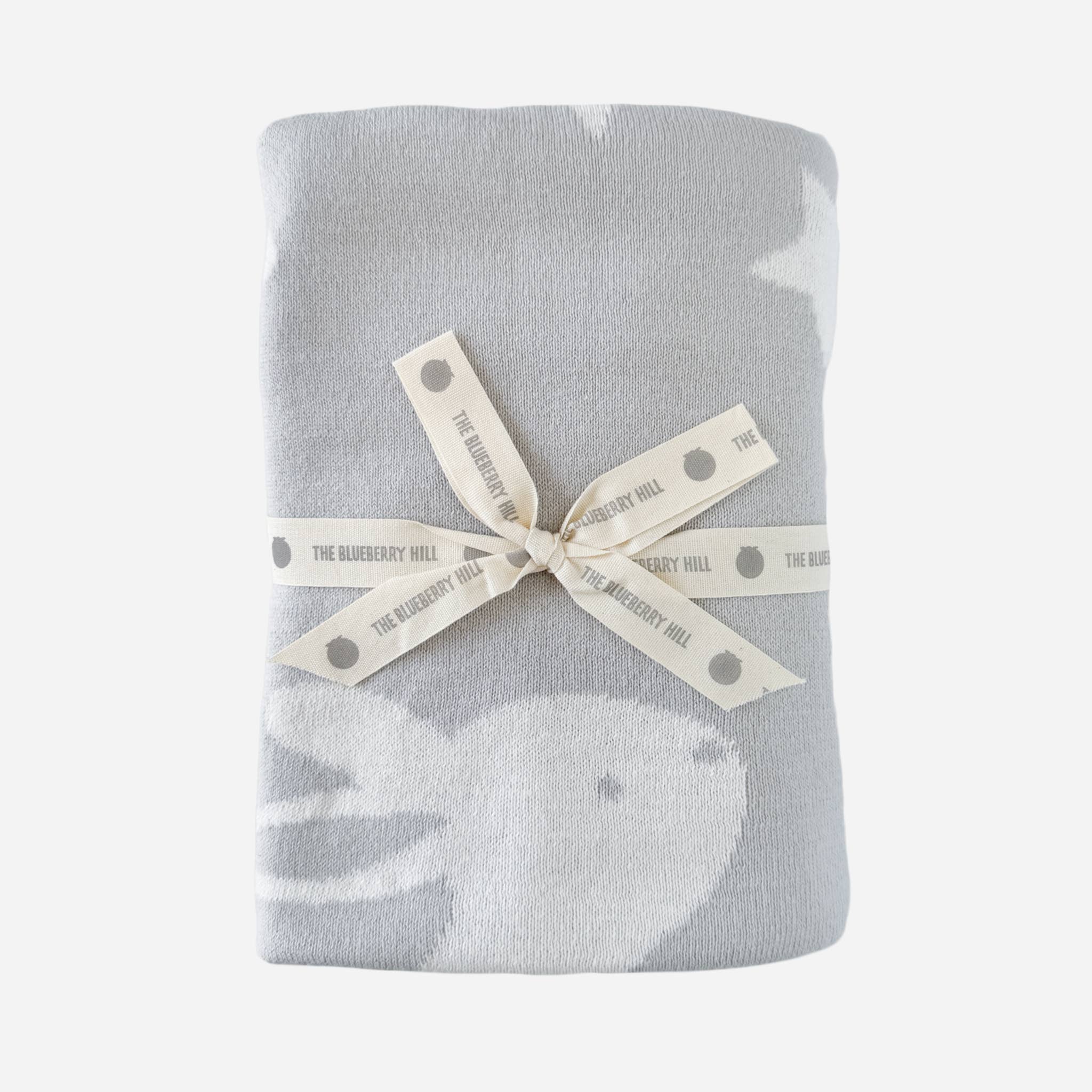 The Blueberry Hill Organic Cotton Bunny Blanket