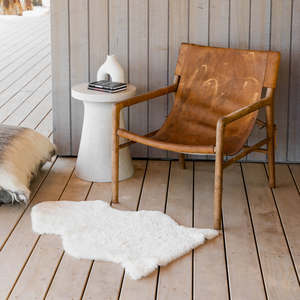 Auskin Shorn Curly Sheepskin