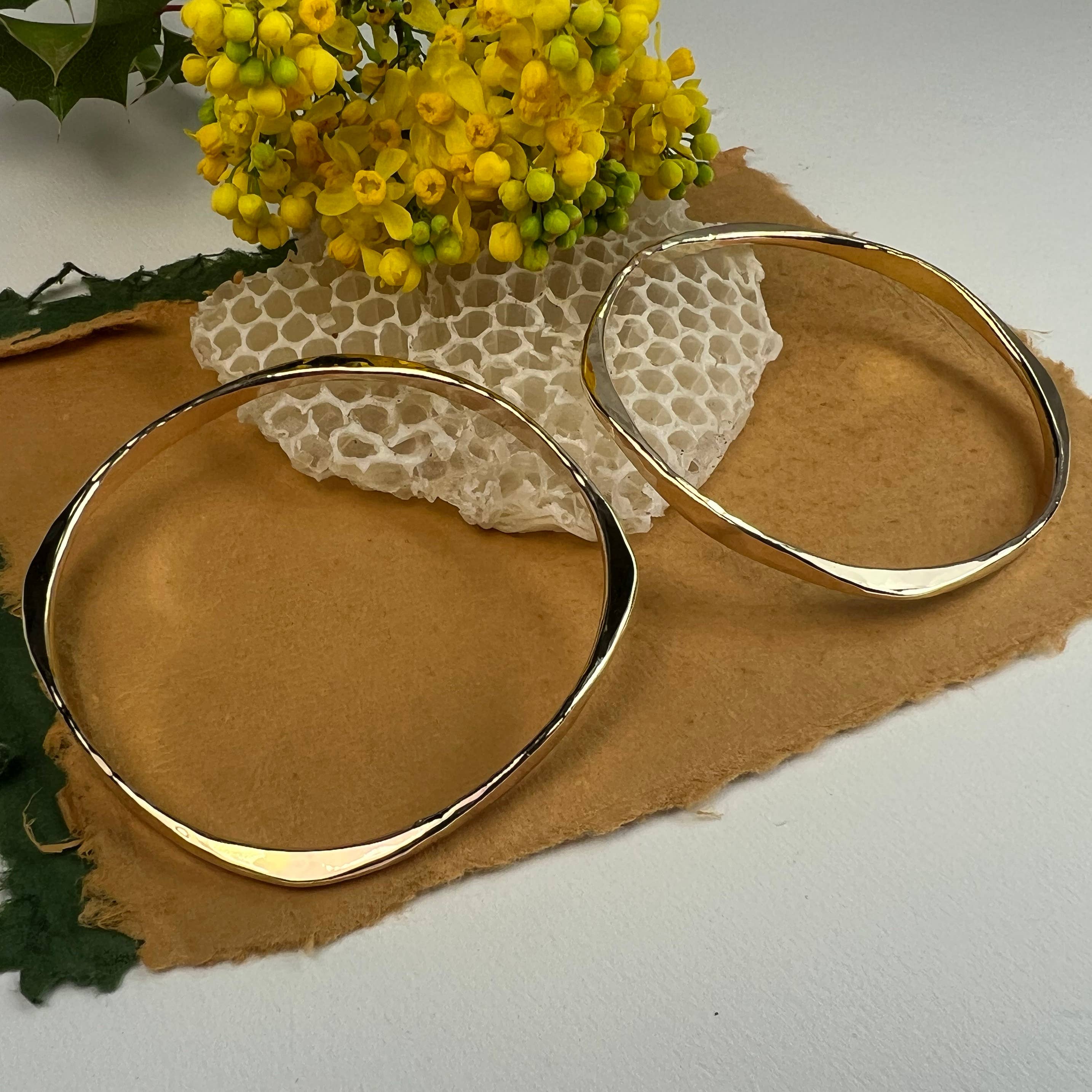Mark Ehrmann Custom Bangle Bracelet in Gold