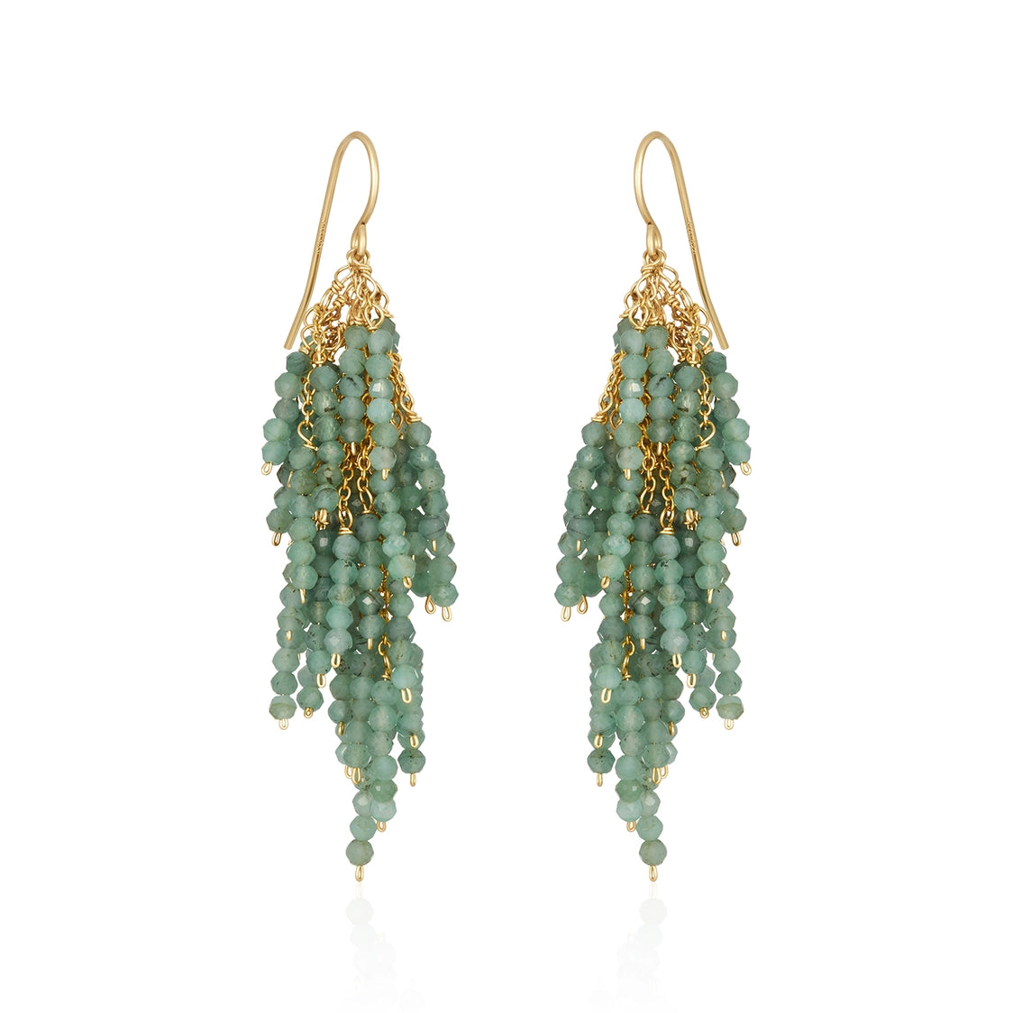 Mabel Chong Emerald Firecracker Earrings