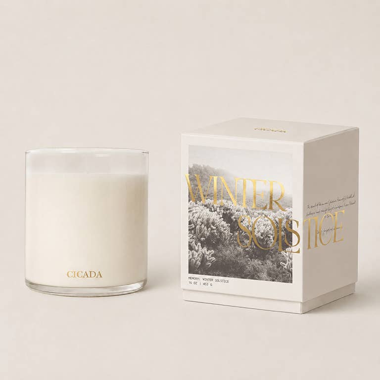 Cicada Winter Solstice Candle
