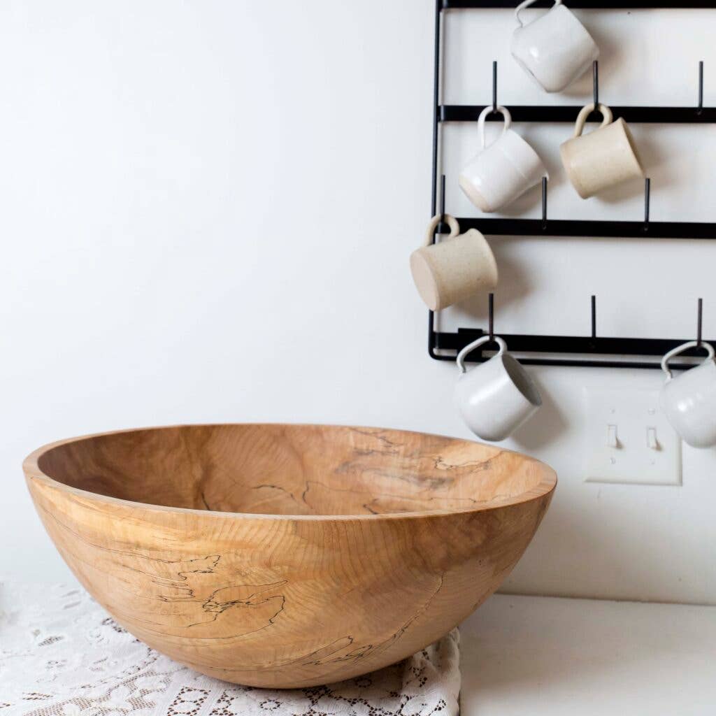 Petermans 15" Spalted/Ambrosia Maple Bowl