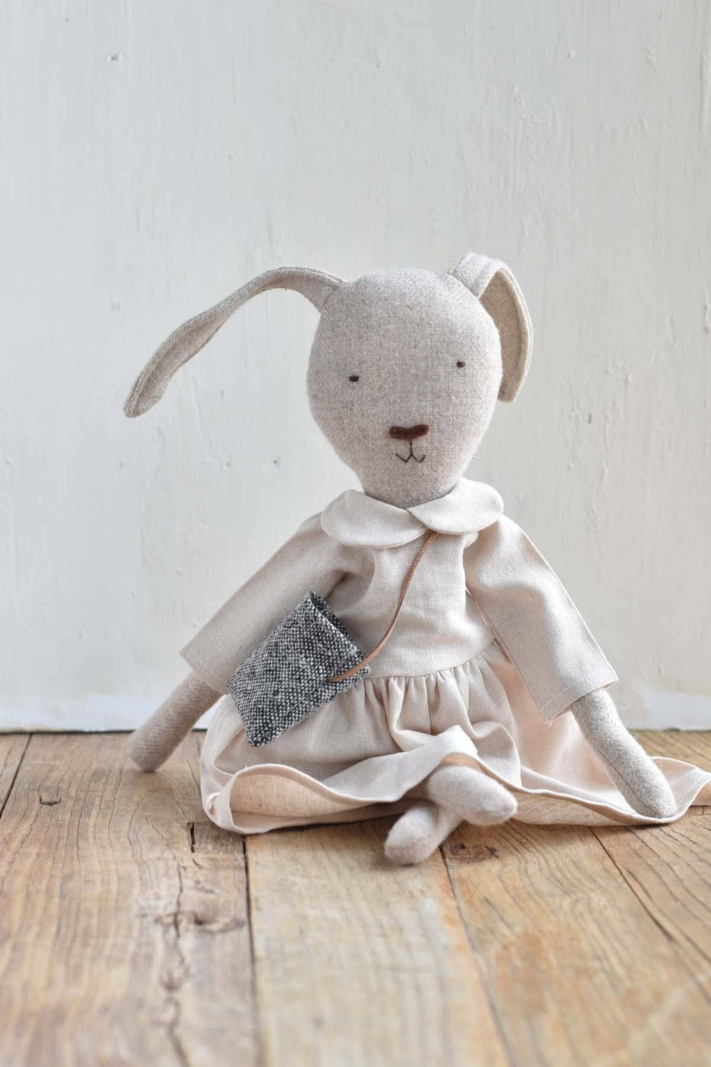 Woolgrass Ruthie the Rabbit- Linen Gather Dress