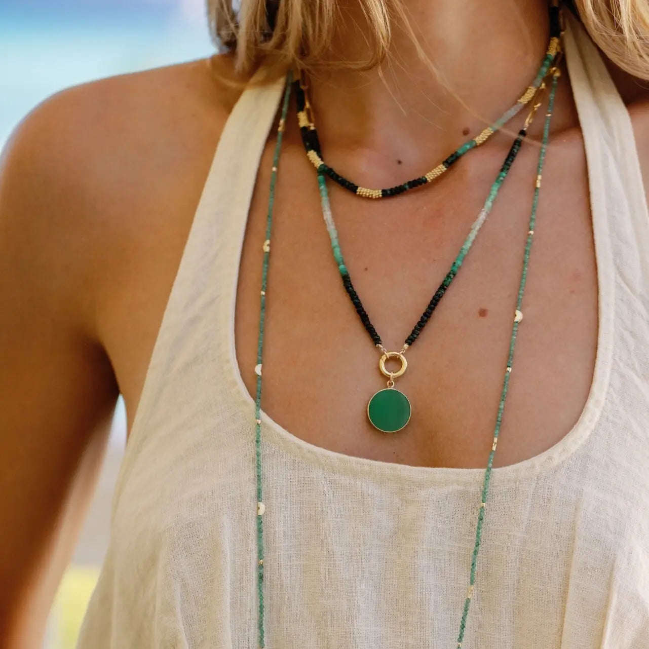 Mabel Chong Long Emerald Strand